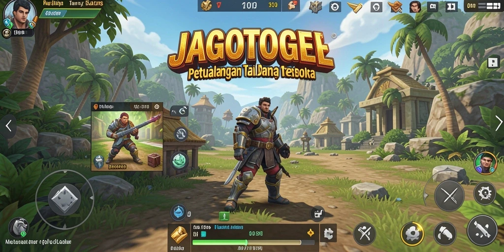 Tangkapan layar gameplay JAGOTOGEL yang menunjukkan dunia terbuka yang luas.