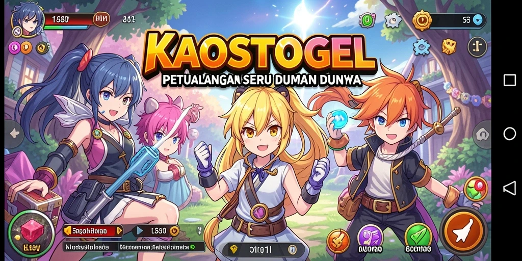 Gameplay menarik dari KAOSTOGEL dengan karakter Anime