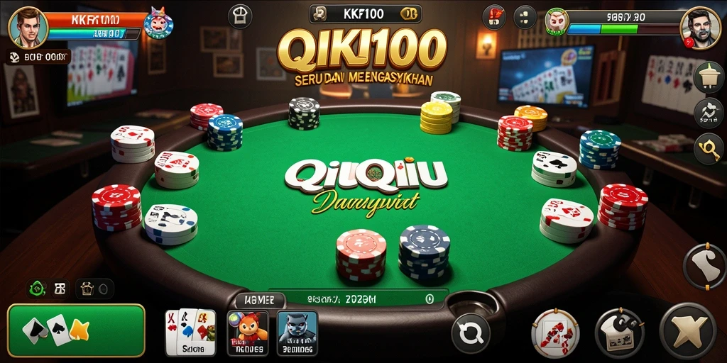 Screenshot gameplay KPK100 yang penuh aksi QiuQiu.