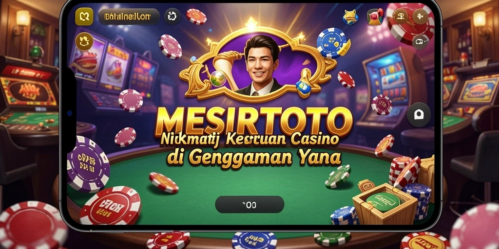 Screenshot gameplay Live Casino dengan dealer langsung dan meja permainan.