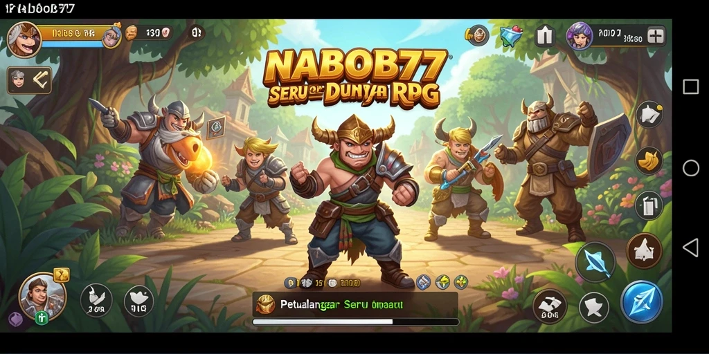 Screenshot gameplay NABOB77 menampilkan aksi mendebarkan dalam RPG.