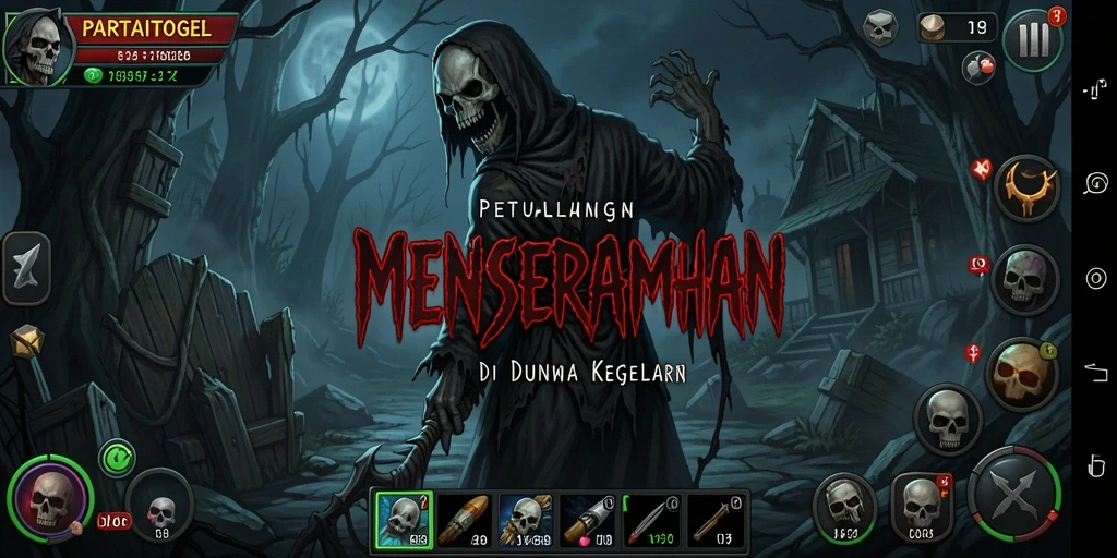 Tampilan gameplay seram yang mendebarkan dalam PARTAITOGEL.