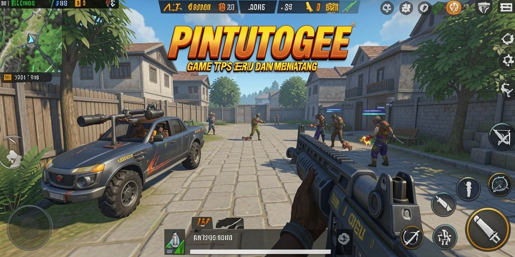 Gameplay mendebarkan dari PINTUTOGEL dalam aksi TPS.