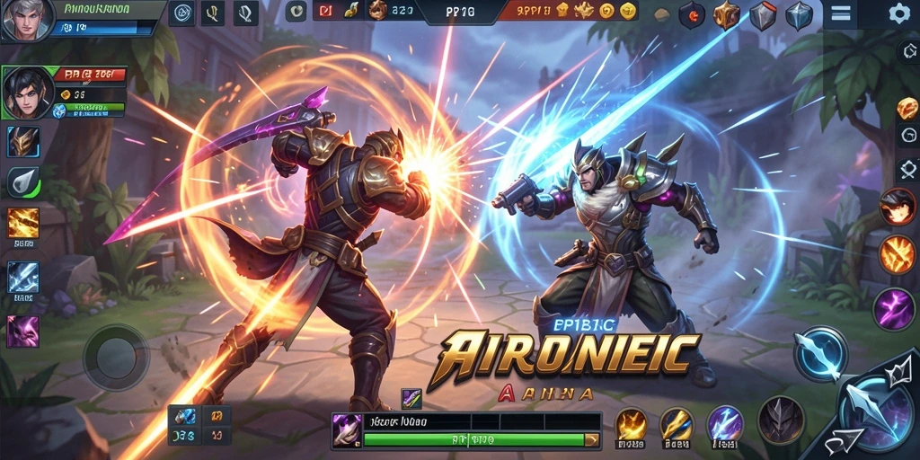 Menampilkan gameplay seru dan strategi tim dalam PP123.