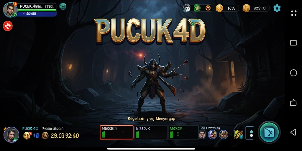 Tampilan gameplay menakutkan dalam PUCUK4D.