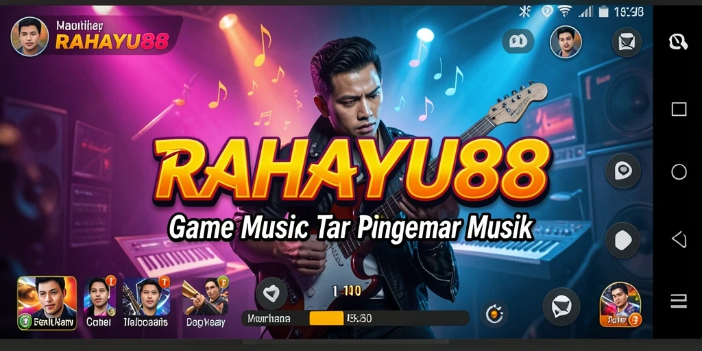 Screenshot gameplay RAHAYU88 yang menunjukkan keseruan bermain musik.