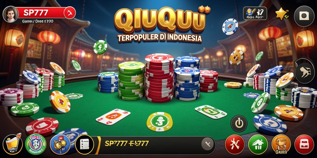 Gameplay QiuQiu yang seru dan interaktif.