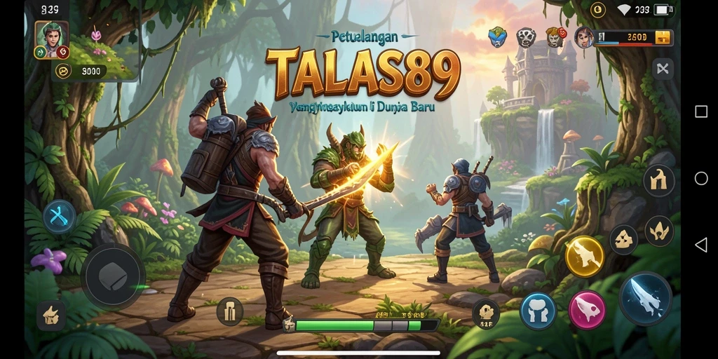 Screenshot menunjukkan petualangan mendebarkan dalam TALAS89.