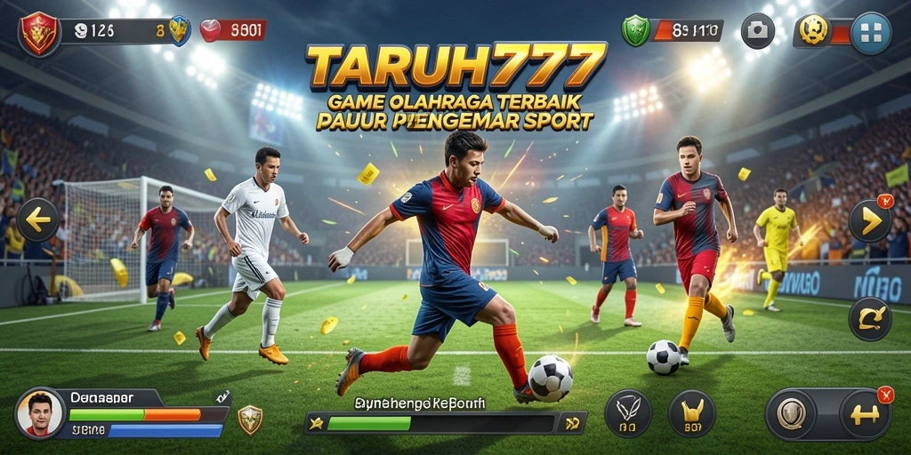 Gameplay seru dari TARUH777 yang menampilkan berbagai olahraga.
