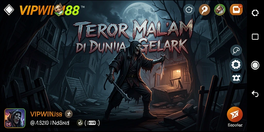 Screenshot menampilkan adegan mencekam dalam gameplay VIPWIN88.